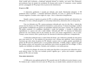 Ação anti AIDS nº 32/33 – Enfrentando a TB e o HIV