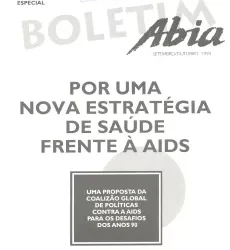 Boletim ABIA – Por uma nova estratégia de saúde frente à AIDS – Edição Especial