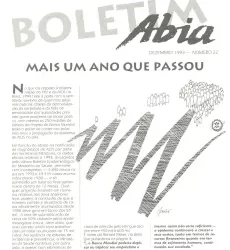 Boletim ABIA nº 22 – Mais um ano que passou