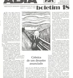 Boletim ABIA nº 18 – Crônica de um desastre anunciado
