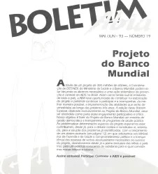 Boletim ABIA nº 19 – Projeto do Banco Mundial
