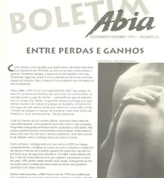 Boletim ABIA nº 26 – Entre Perdas e Ganhos