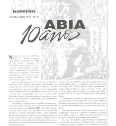 Boletim ABIA nº 31 – ABIA 10 Ano