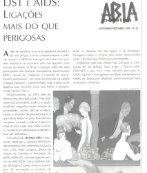 Boletim ABIA nº 34 – DST E AIDS: Ligações mais do que perigosas